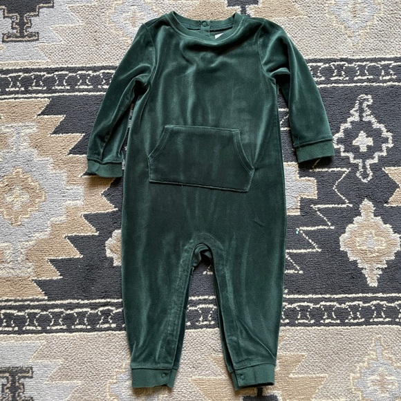 ❌ SOLD - Velour Gymboree One Piece Romper - Picture 1 of 2